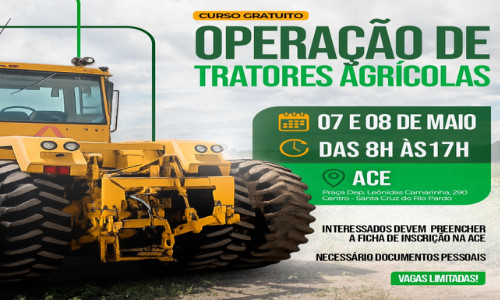 Operação de Tratores Agrícola